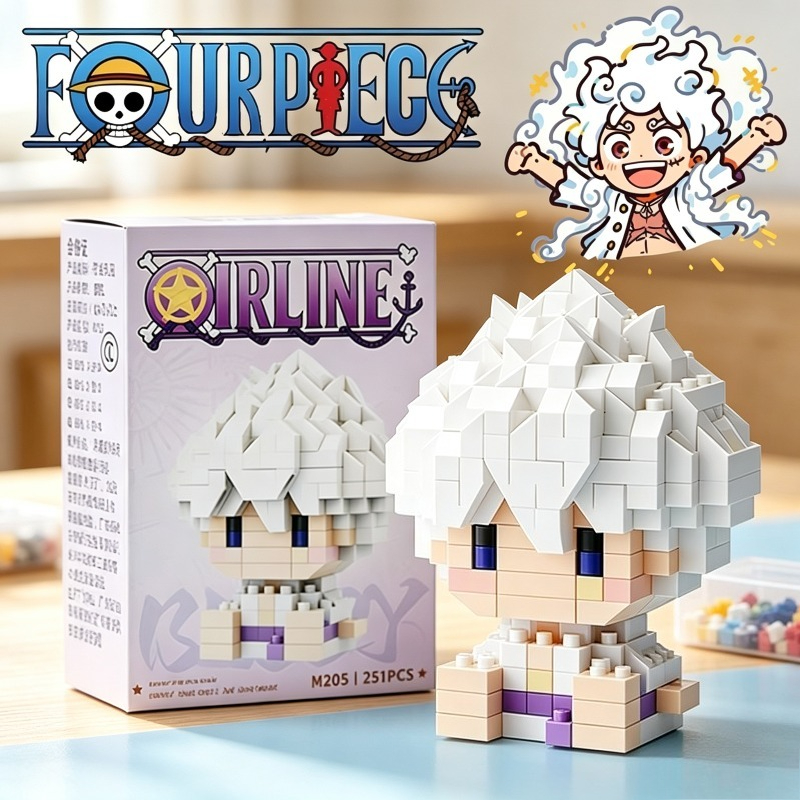 new！！！PIECE Sun God Nika Luffy - Building Block Mini 评论和价格