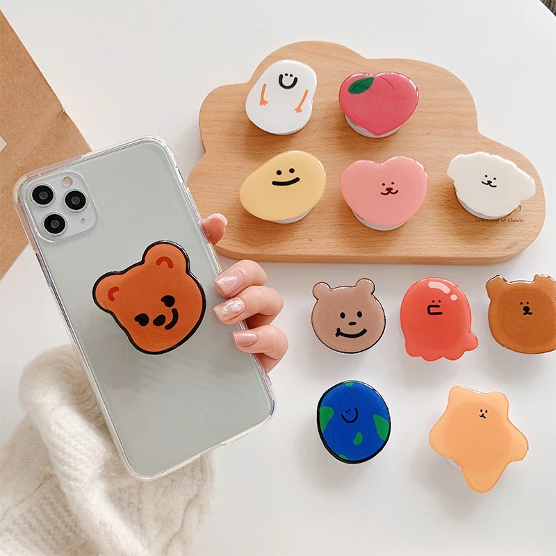 Cute Cartoon Bear Korean Foldi - Pop Display Shelf 评论和价格