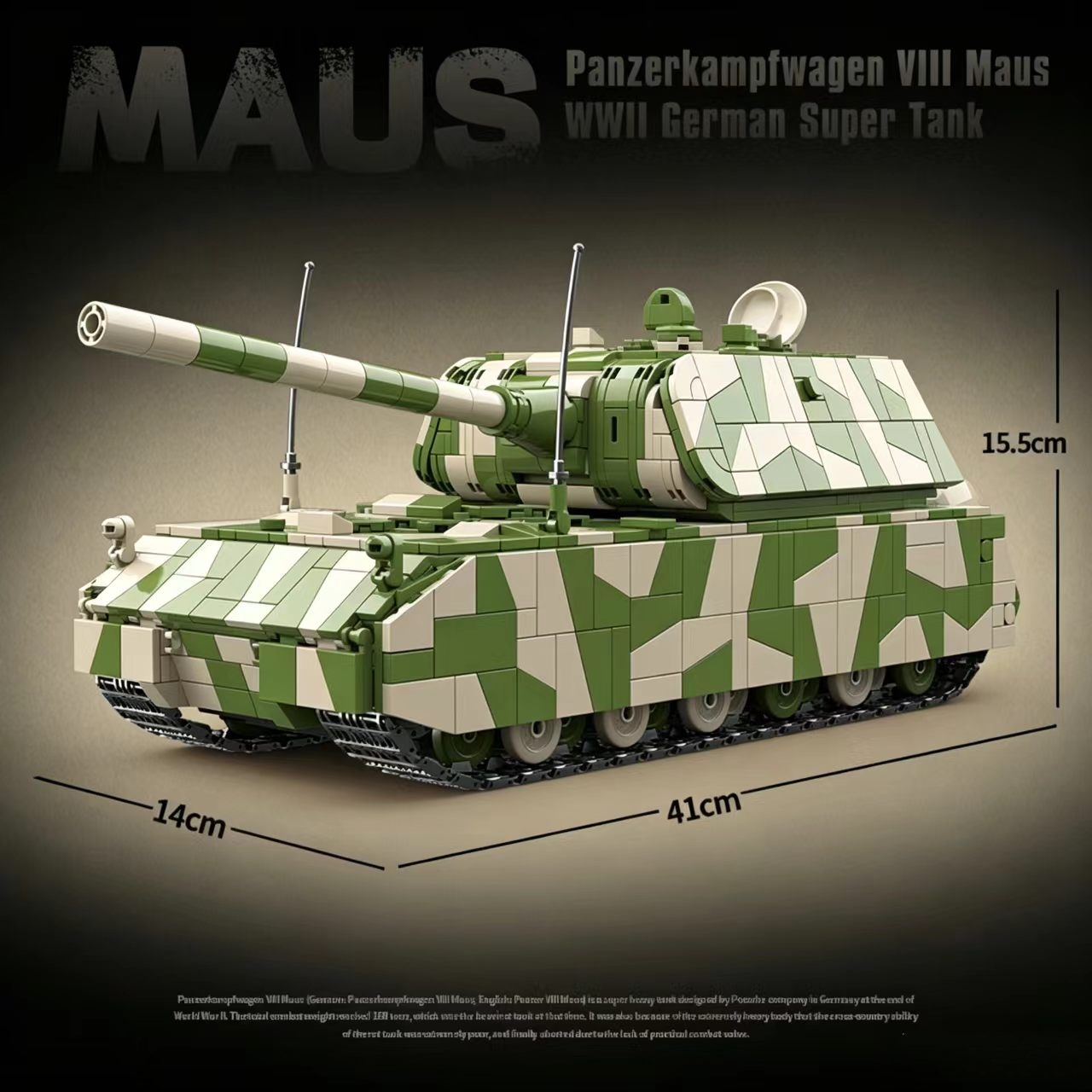 Military Tank Building Blocks  - Lego Set Creator 评论和价格