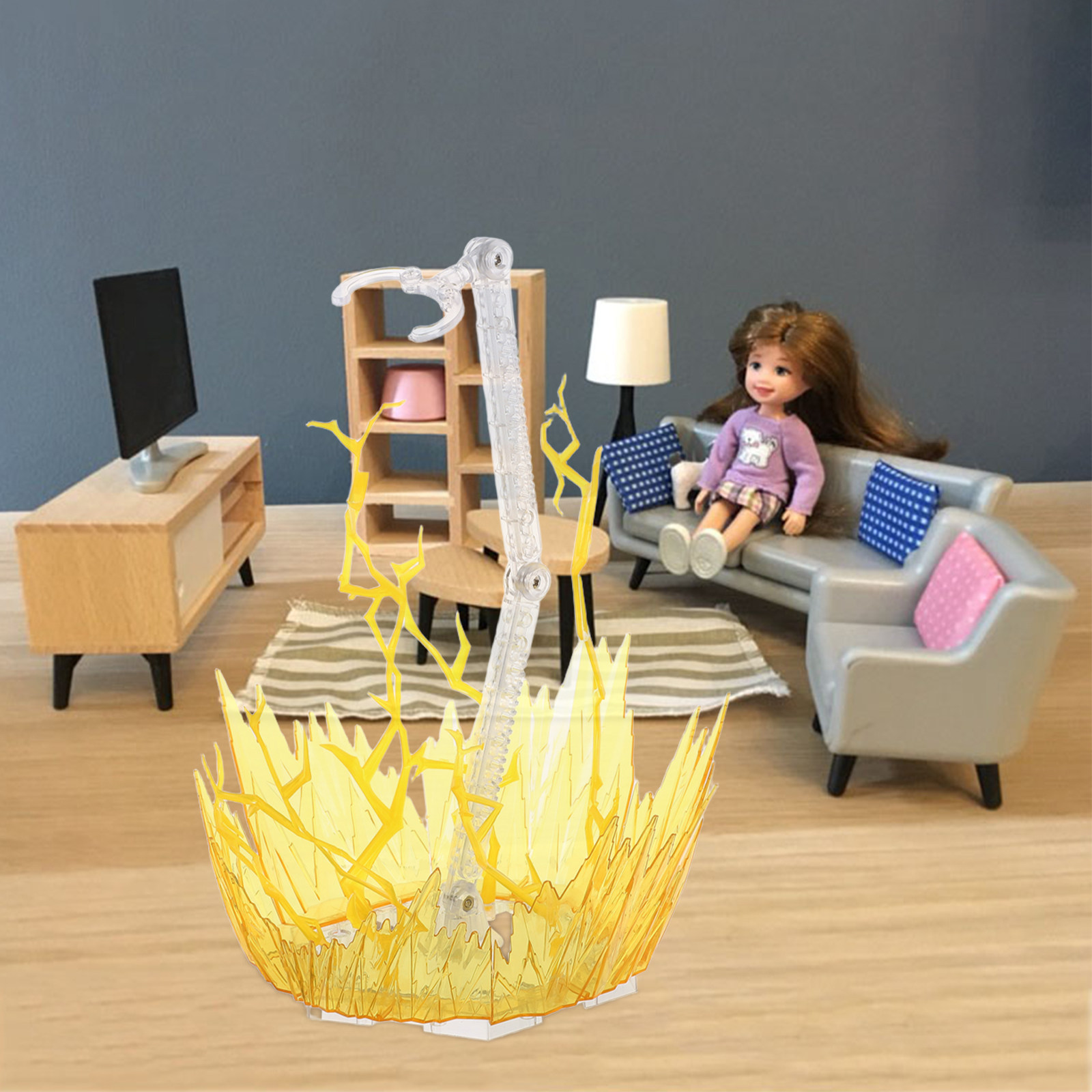 Adjustable Clear Acrylic Actio - Action Figure Stand 评论和价格
