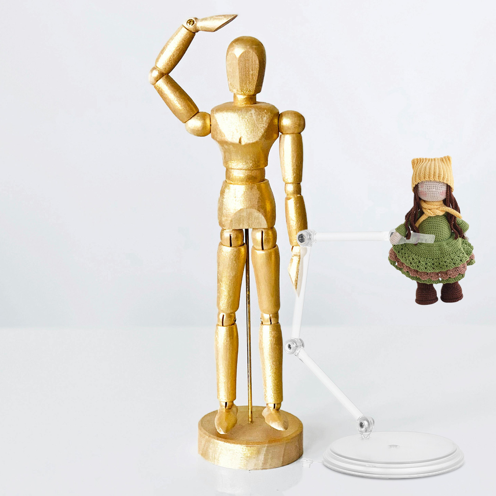 Clear Adjustable Action Figure - Action Figure Stand 评论和价格