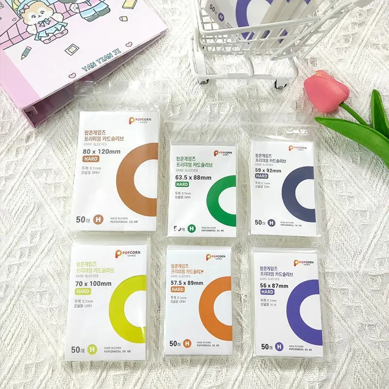 50Pcs Popcorn Kpop Photocard S - Card Penny Sleeve 评论和价格