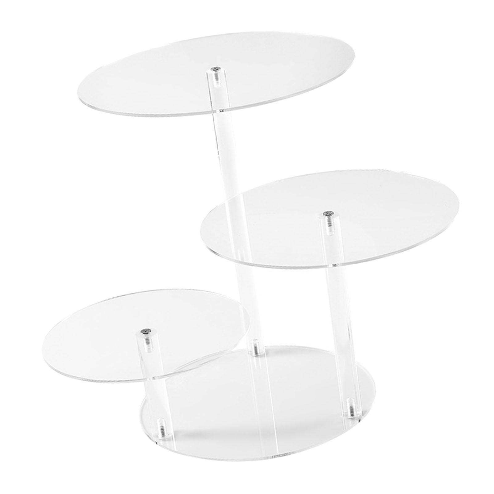 3 Tier Acrylic Cake Display St - Display Risers Set 评论和价格